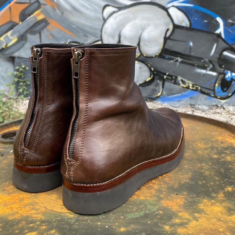 Pre-owned Fortis Sadewa Back Zipper Boots